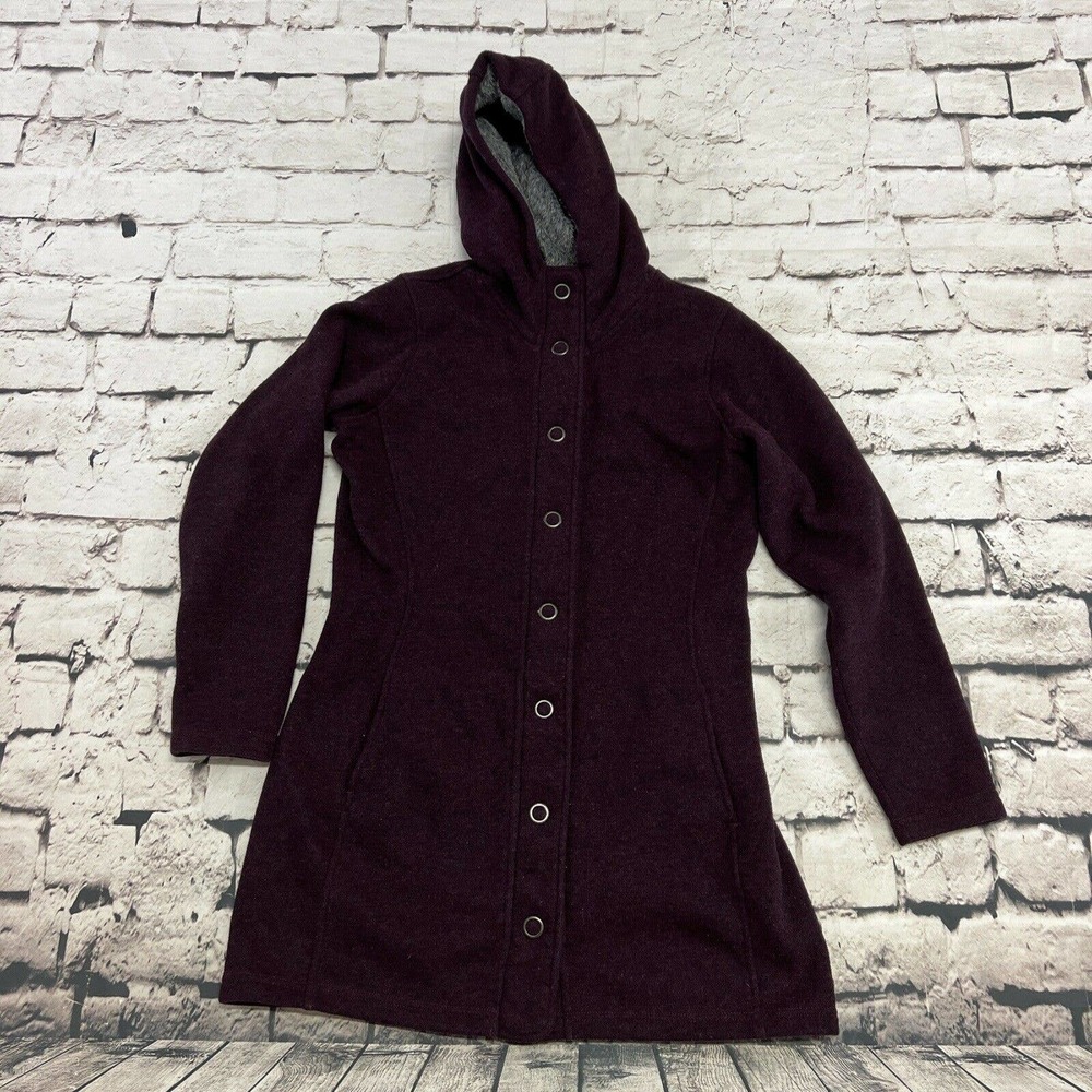 Kuhl Women's Jacket Hooded Snaps Purple Size Medium